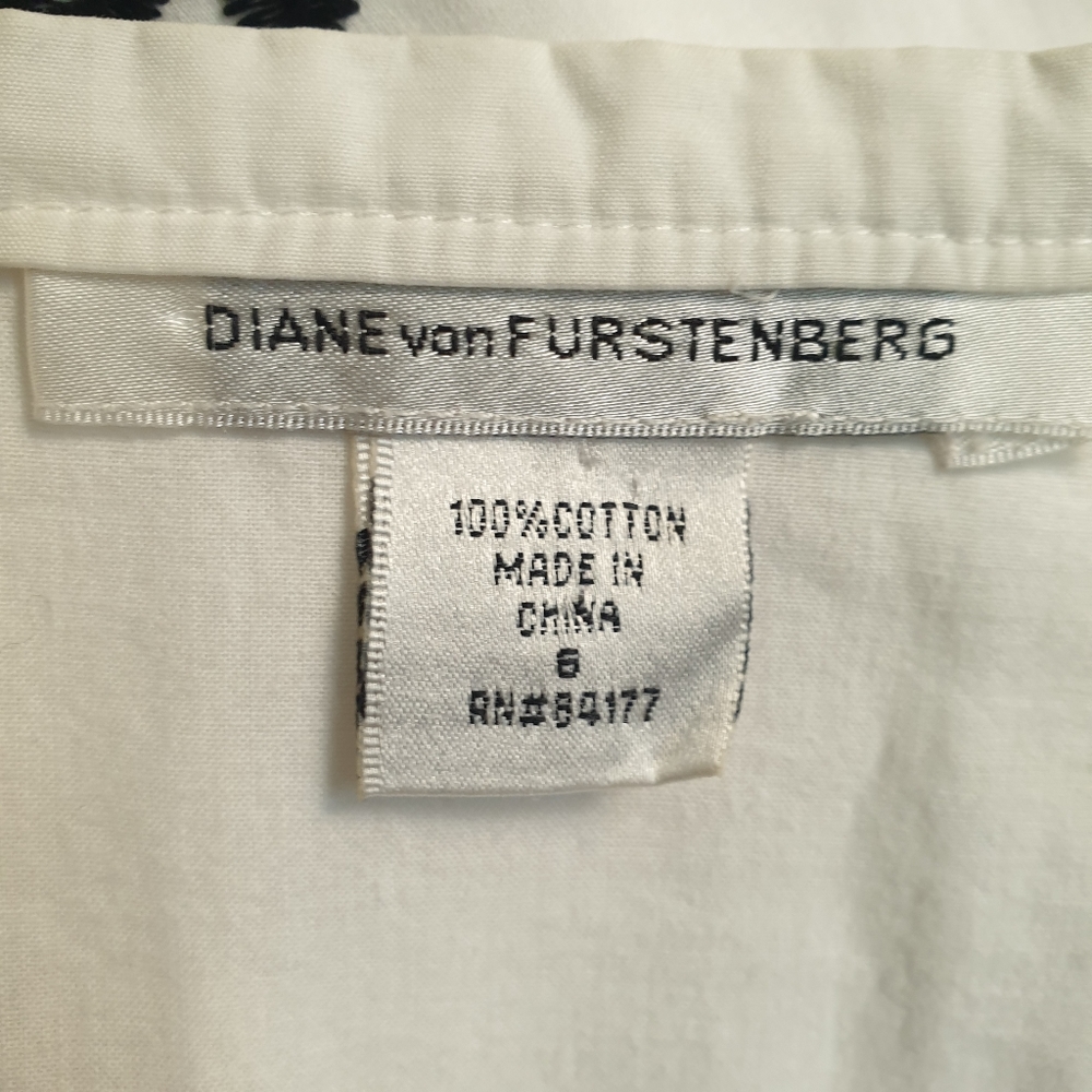 Diane von Furstenberg white embroidered skirt - Picture 2 of 7